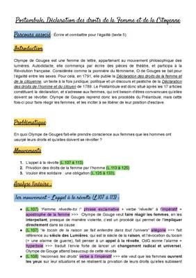 Know Analyse linéaire du Postambule (La DDFC) thumbnail