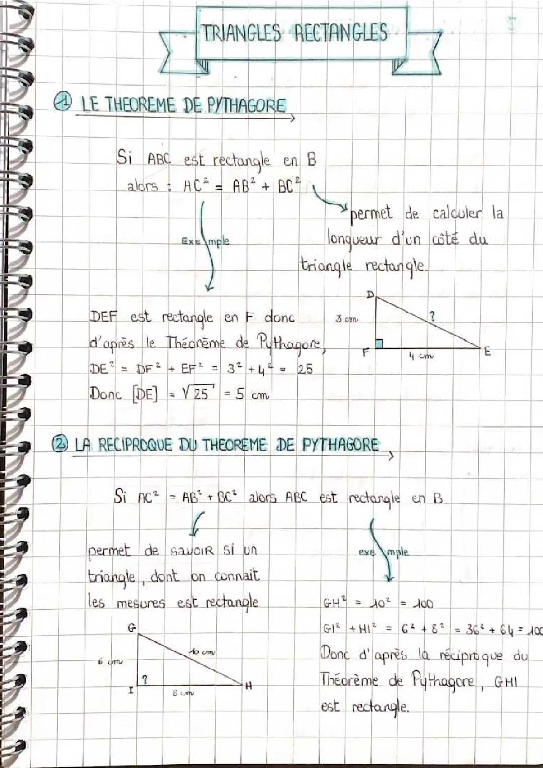 Découvre le Théorème de Pythagore !