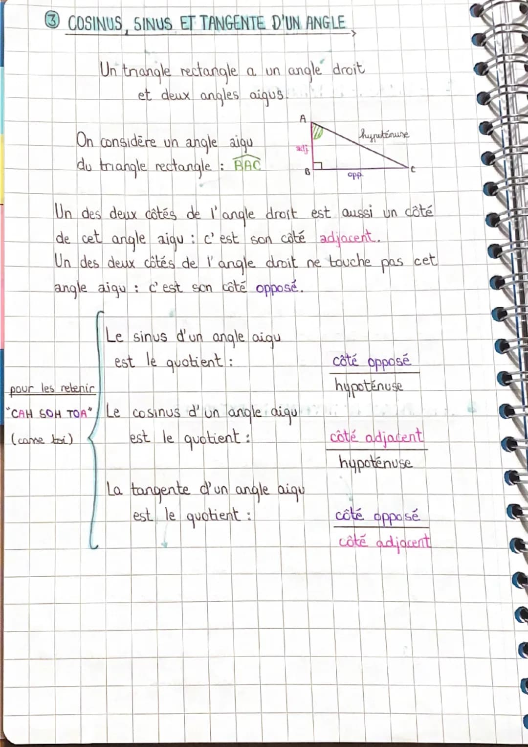 LE THEOREME DE PYTHAGORE
Si ABC est rectangle en B
alors AC² = AB² + BC²
Si AC²
TRIANGLES RECTANGLES
DEF est rectangle en F donc
d'après le 