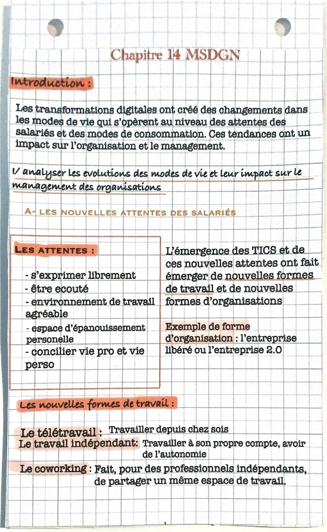 Introduction:
Chapitre 14 MSDGN
Les transformations digitales ont créé des changements dans
les modes de vie qui s'opèrent au niveau des att