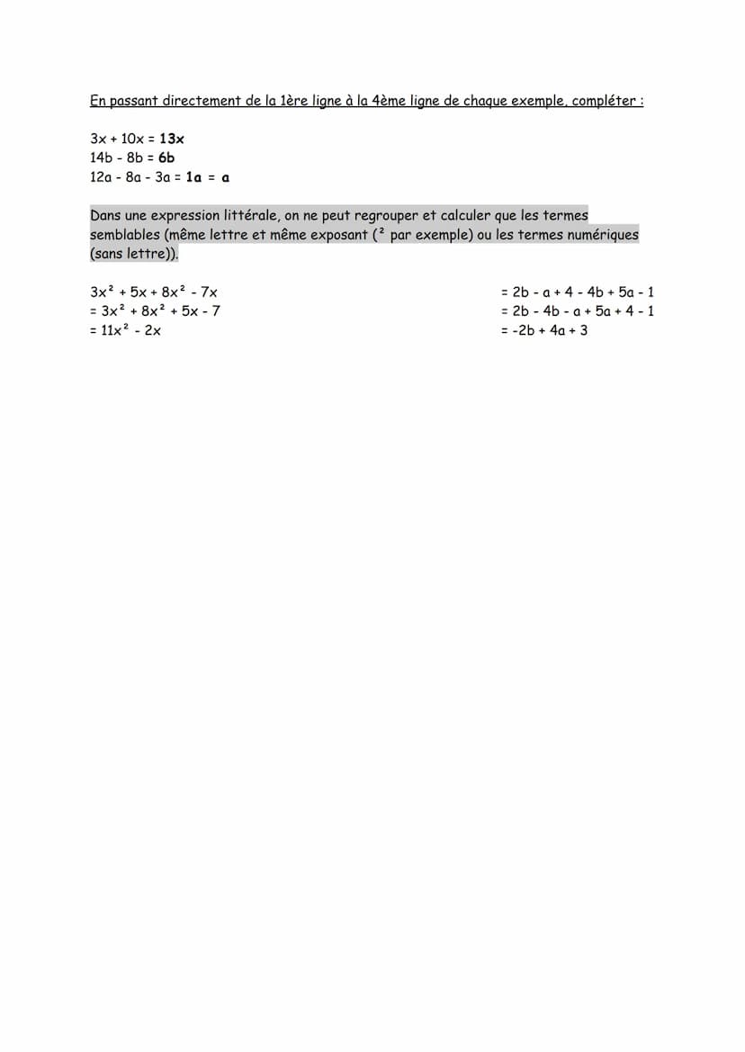 Fiche de Révision - MATHÉMATIQUES
1) Colorier d'une même couleur les calculs donnant le même
résultat :
3x8+3x7
(12-5) x 4
2,5 x (6+4)
7x11+