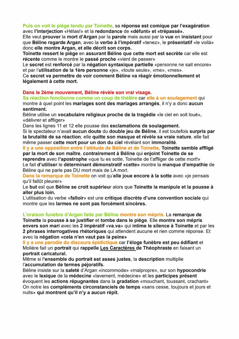 MOLIÈRE TEXTE 3-ACTE 3 SCÈNE 12
INTRODUCTION
Molière est le dramaturge du siècle de Louis 14, il a su porter la comédie à son apogée en
créa