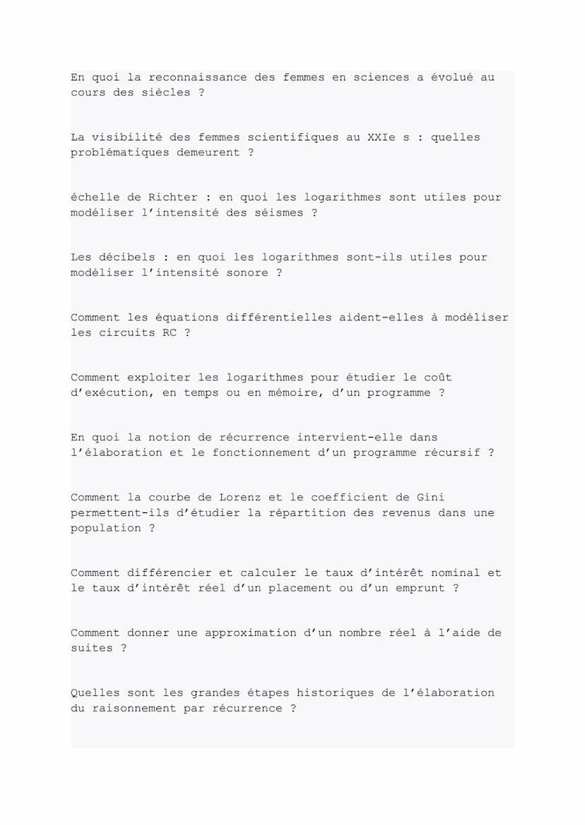 Grand Oral
Les sujets en math
Comment les mathématiques permettent-elles de modéliser un
phénomène périodique ?
Comment les mathématiques pe