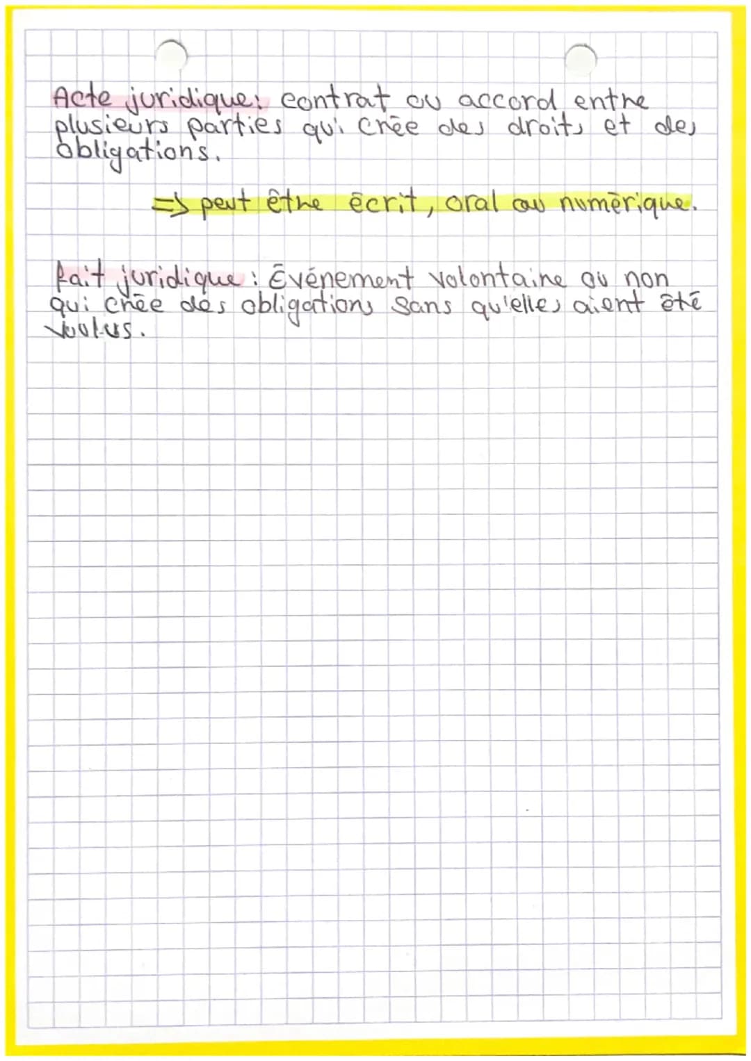 Thème S.-/
... Droit...
O... Chapithet..
La formation du contrat
④Qu'est-ce qu'un contrat?
Contrat: c'est un accord de volontes entre deux o