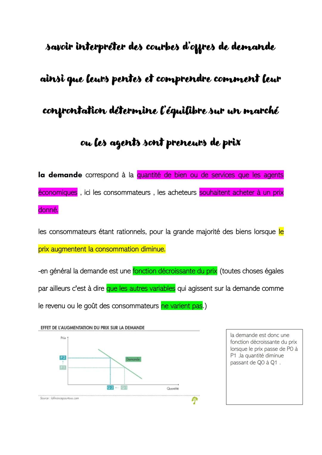 savoir que le marché est une institution et
savoir distinguer les marchés selon leur degré
de concurrence
.au sens économique le marché est 