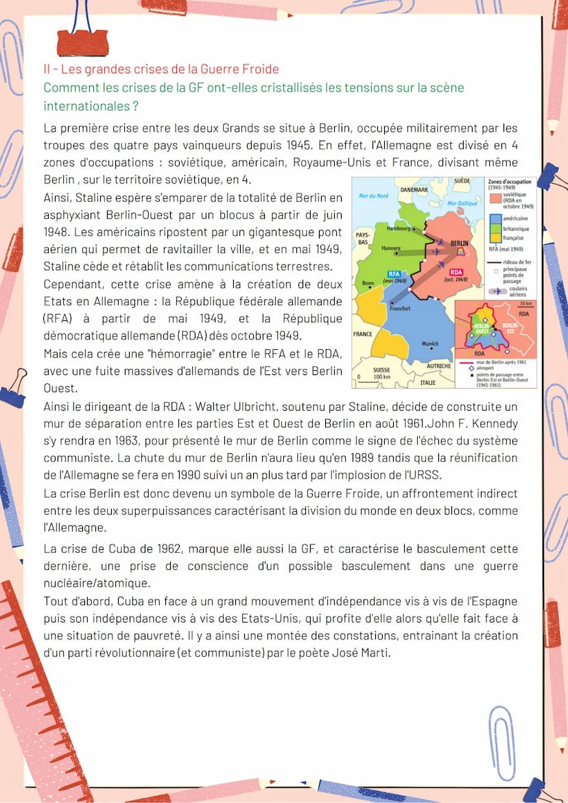 Histoire - Thème 2
:
Chapitre 2 Une nouvelle donne géopolitique,
bipolarisation et émergence du tiers-monde
Le terme de "Tiers-monde" vient 