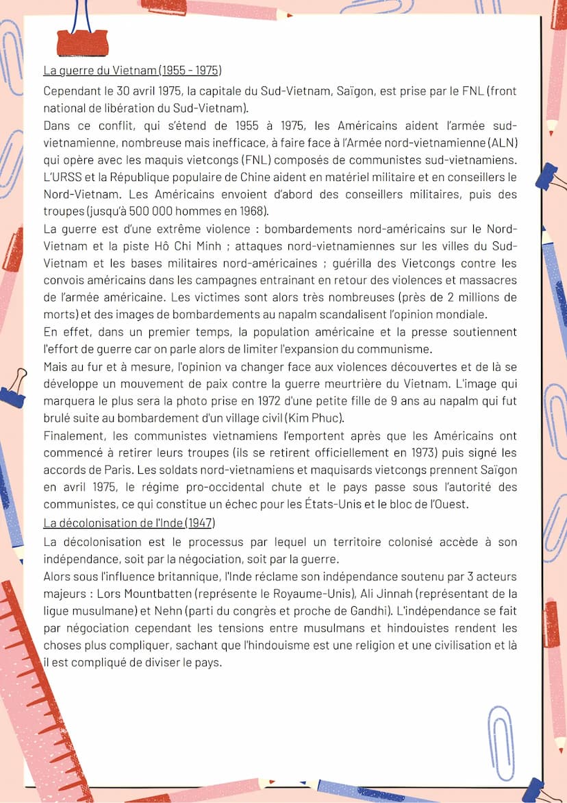 Histoire - Thème 2
:
Chapitre 2 Une nouvelle donne géopolitique,
bipolarisation et émergence du tiers-monde
Le terme de "Tiers-monde" vient 