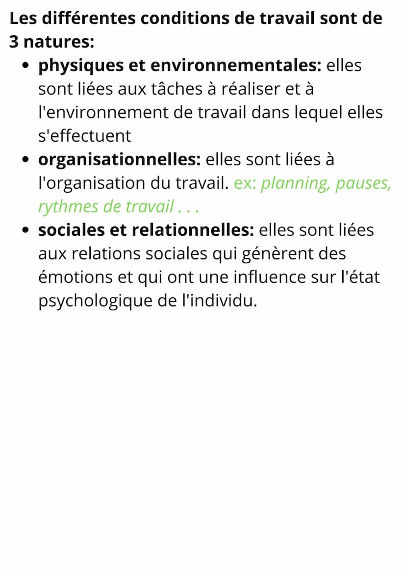 Sciences de Gestion et du
Numérique
Notions et Formules L'activité de travail
Notions
Approche par la qualification: permet de
déterminer le