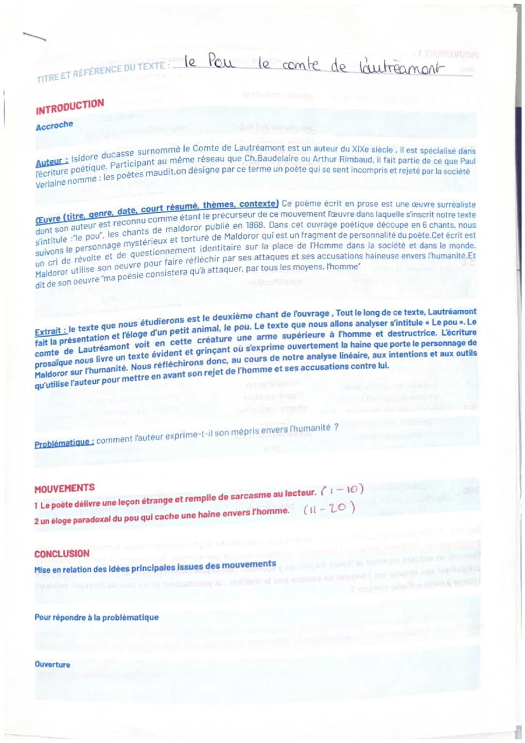 isidore sucasse Le conte de lautreamont

• est un auteur du XIXe siècle

• geve écriture poetique / prose/ surrealiste

• précurseur du mouv