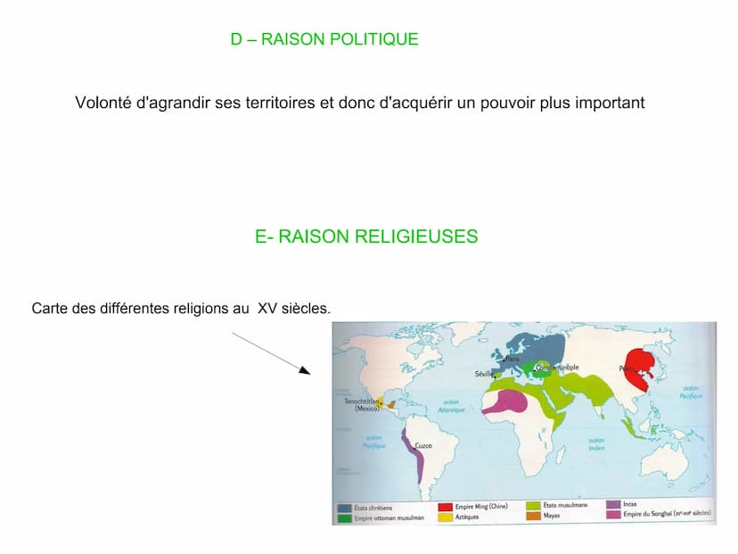 Les Européens dans le peuplement de la terre
Les grandes découvertes et
les migrations européennes.
LENOIR Clarisse
PERROT Marie
BRINTET Gui
