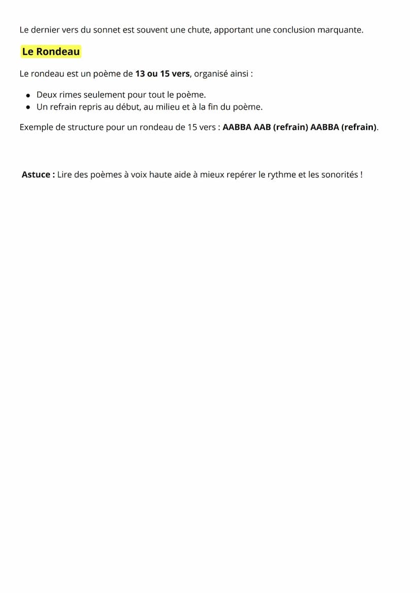 --- OCR Start ---
1. Définition
LA VERSIFICATION
4e
La versification est l'ensemble des règles qui régissent l'écriture poétique: organisati