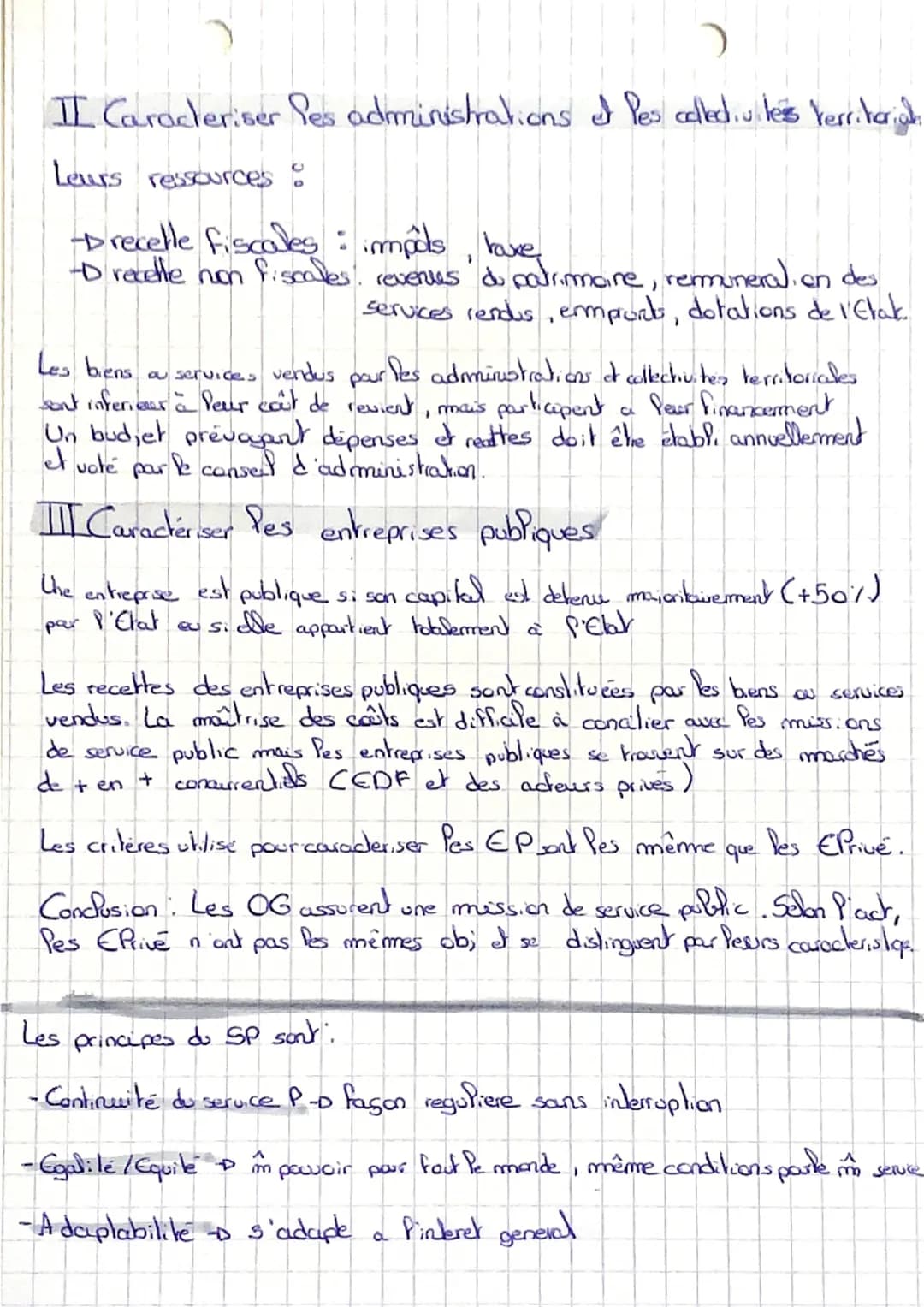 ma Aagemen
Chapitre 3 Comment identifier les critères et les spéalates
d'un organisation publique
I Secteur Publique
1 Les administrations, 