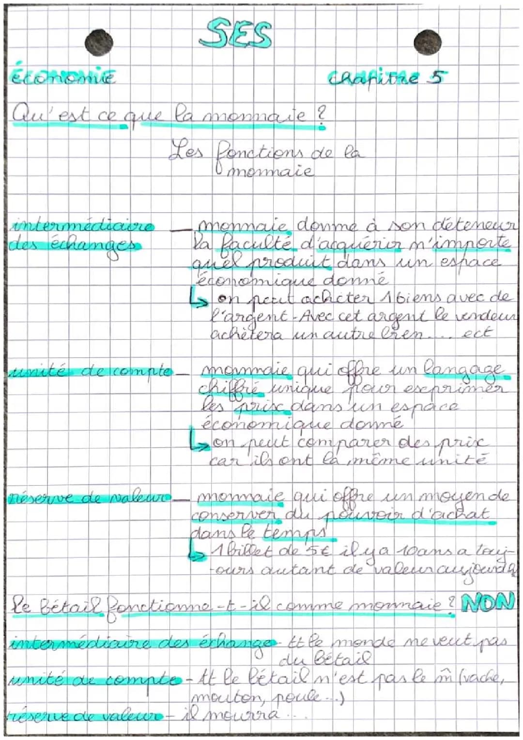 Quelles sont les formes et fonctions de la monnaie ?