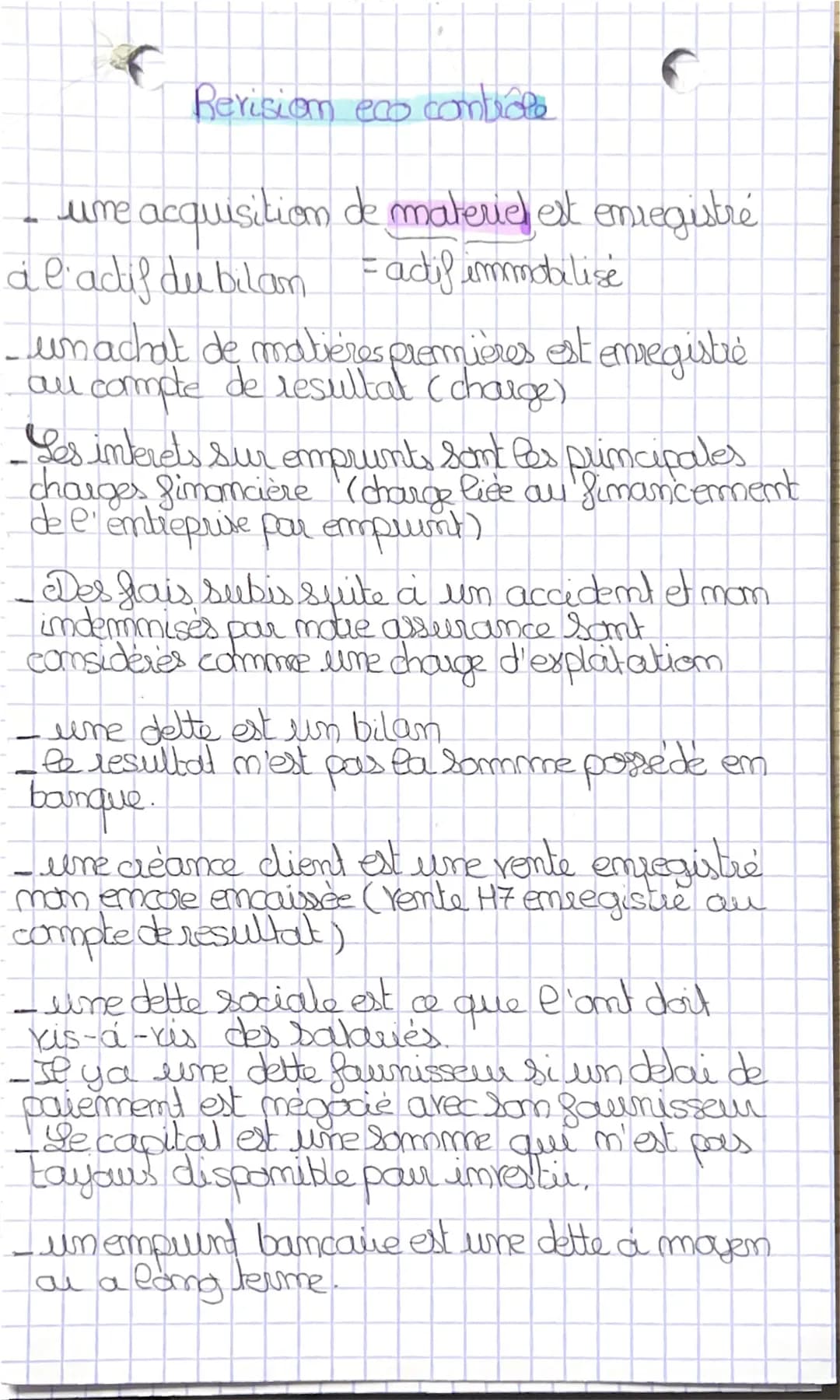 Seuil de rentabilite
Depense
charge
Sixe
identique avec ou
sans activité
As variable
ex:
Loyers interêt, amal.
Calcul du seuil -> CA x charg