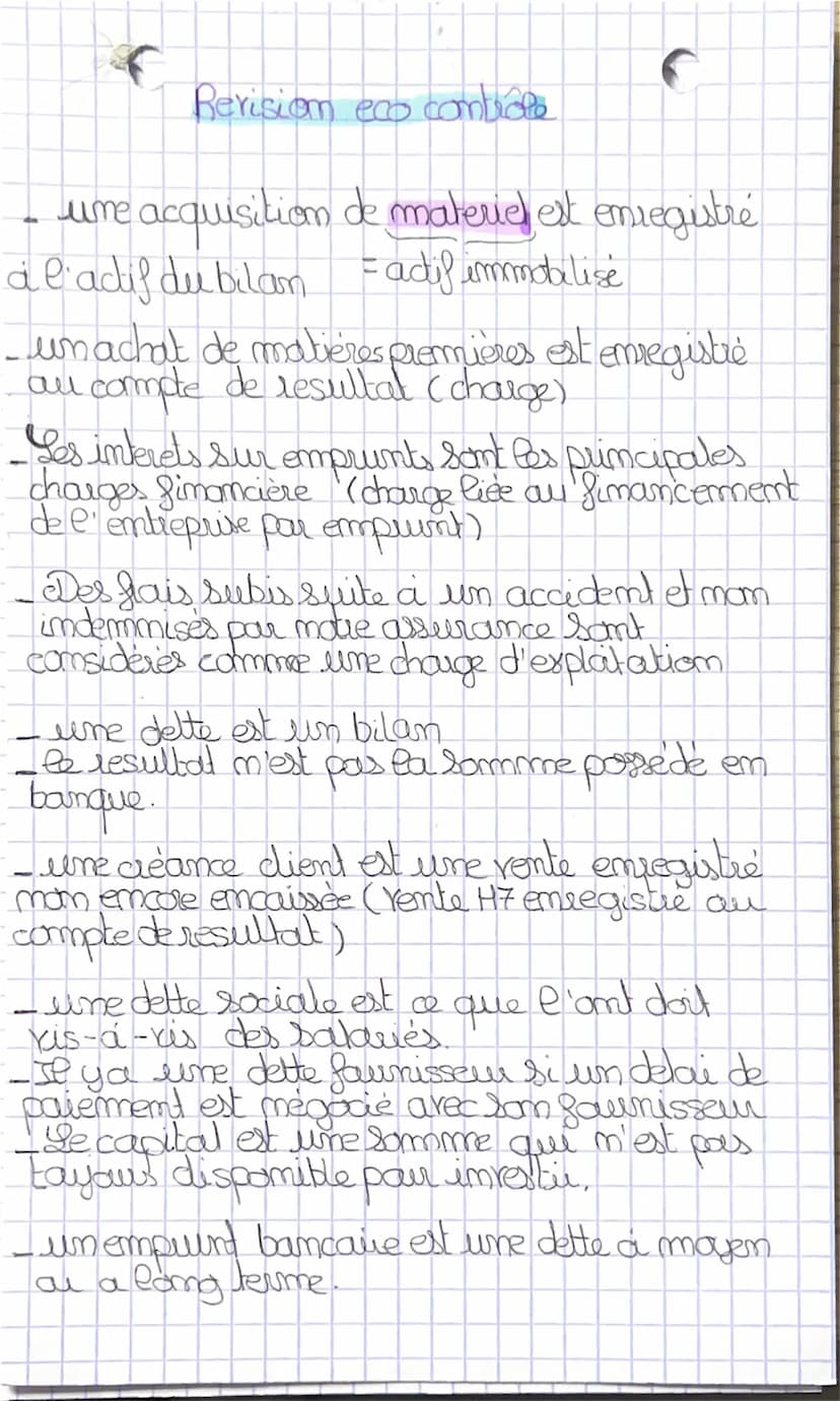 Seuil de rentabilite
Depense
charge
Sixe
identique avec ou
sans activité
As variable
ex:
Loyers interêt, amal.
Calcul du seuil -> CA x charg