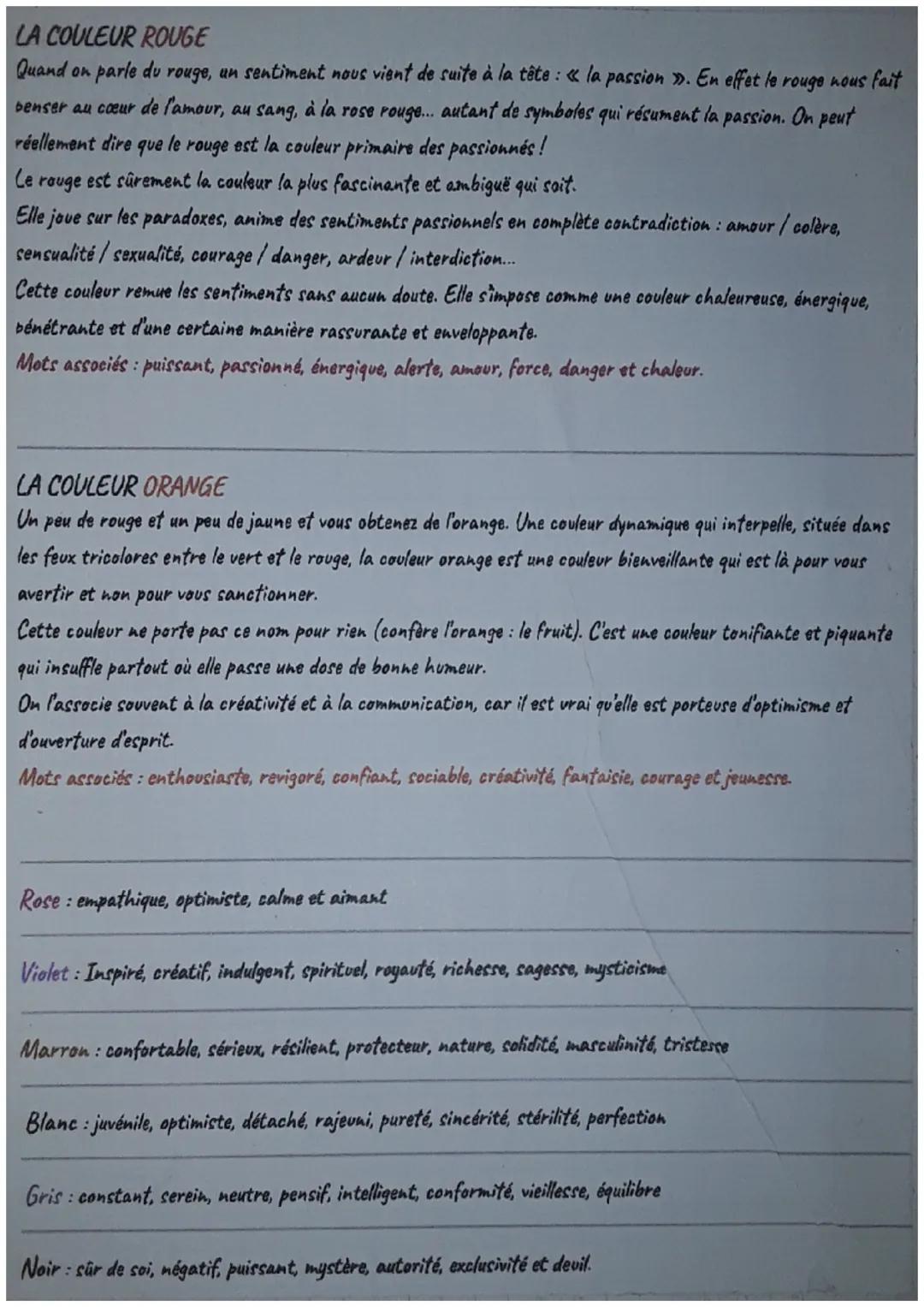 BRUN
Solidité, naturel,
confort, masculin,
neutralité
BLANC
Pureté, froid.
douceur, propreté
NOIR
Haut de gamme.
rigueur, mystère,
élégance,