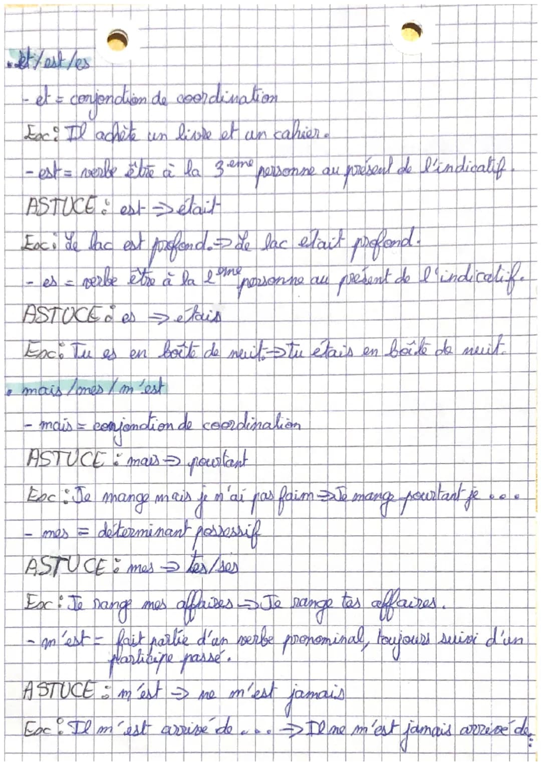 FRANCAIS
5
ba/a
Fa=
ites homophones gramulet
perbe avoir, 3⁰ personne du présent de l'indicatif
ASTUCE: a avait
Foc. Il a perdu
- à = prépos