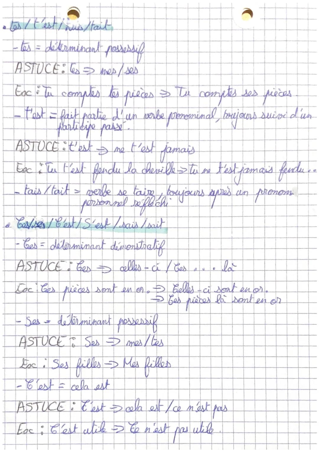 FRANCAIS
5
ba/a
Fa=
ites homophones gramulet
perbe avoir, 3⁰ personne du présent de l'indicatif
ASTUCE: a avait
Foc. Il a perdu
- à = prépos