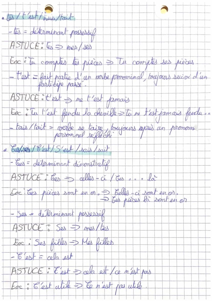 FRANCAIS
5
ba/a
Fa=
ites homophones gramulet
perbe avoir, 3⁰ personne du présent de l'indicatif
ASTUCE: a avait
Foc. Il a perdu
- à = prépos