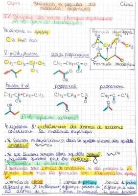 Know Structures et propriétés des molécules organiques thumbnail