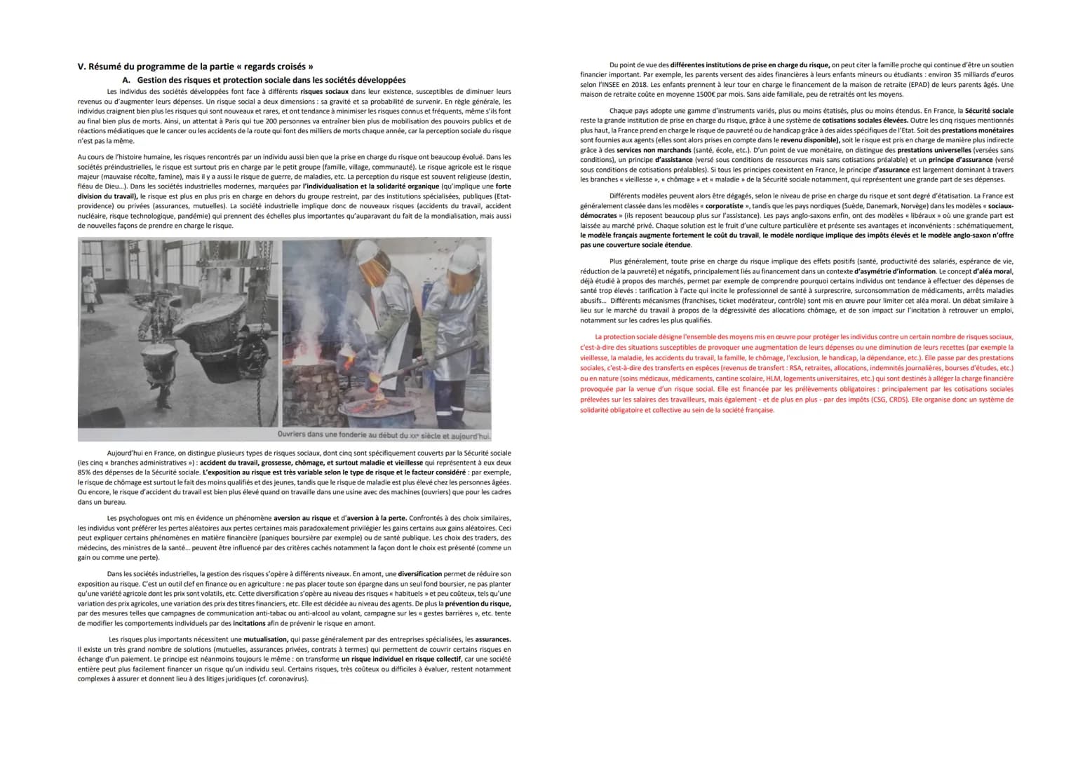 Sommaire
1.
II.
III.
IV.
V.
L'essentiel du cours de Sciences économiques et sociales
Programme de première
VI.
Préambule du programme - quel