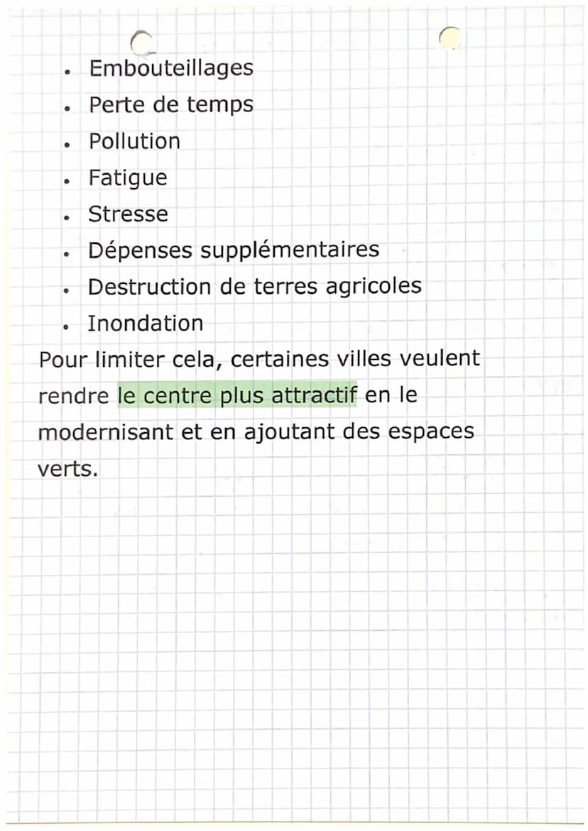 LES AIRES URBAINES
(ex : Lyon)
Depuis les années 50 les villes connaissent
une forte croissance démographique car elles
attirent la populati