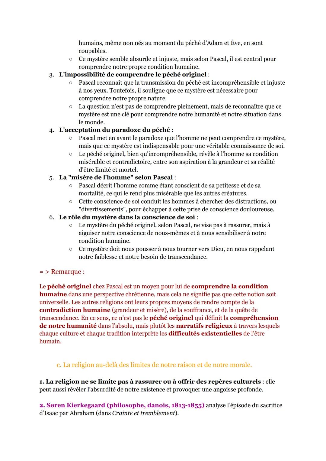 (9/17)
La religion :
(Séquence 3 Partie 3)
Introduction :
1.Les croyances religieuses :
• Ne se limitent pas à des idées sur le monde ou sur