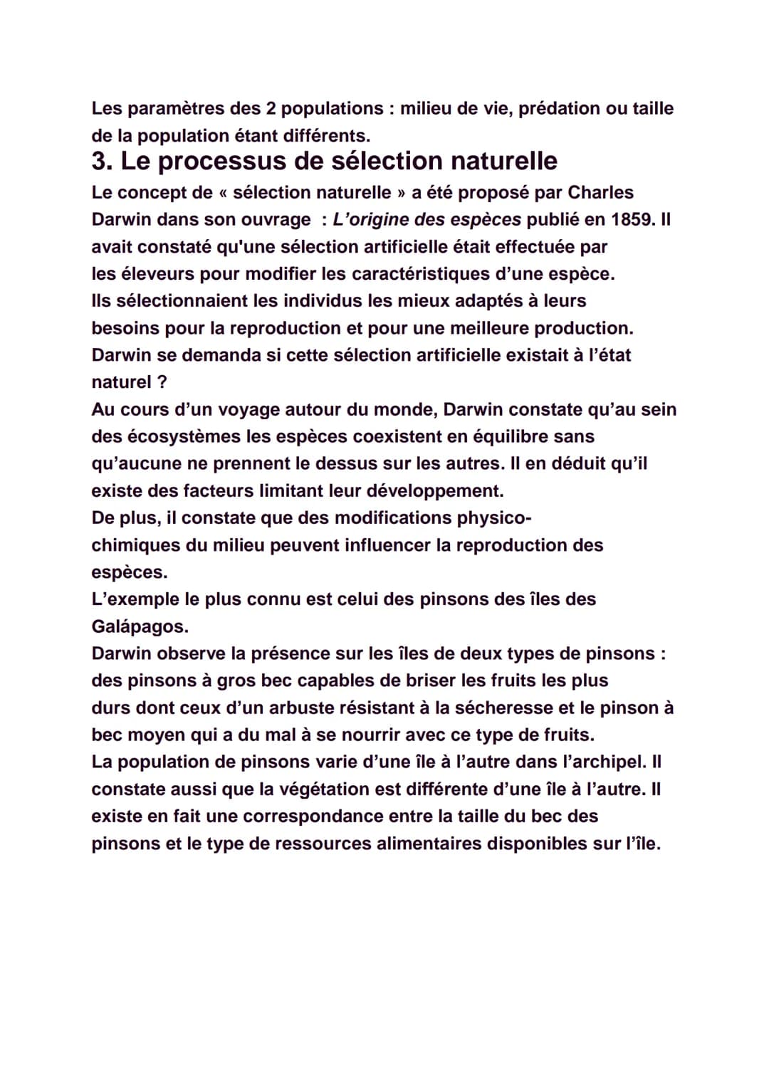 La diversité génétique
Il est facile de constater qu'il existe une
certaine diversité au sein de chaque espèce, qu'elle
soit animale ou végé