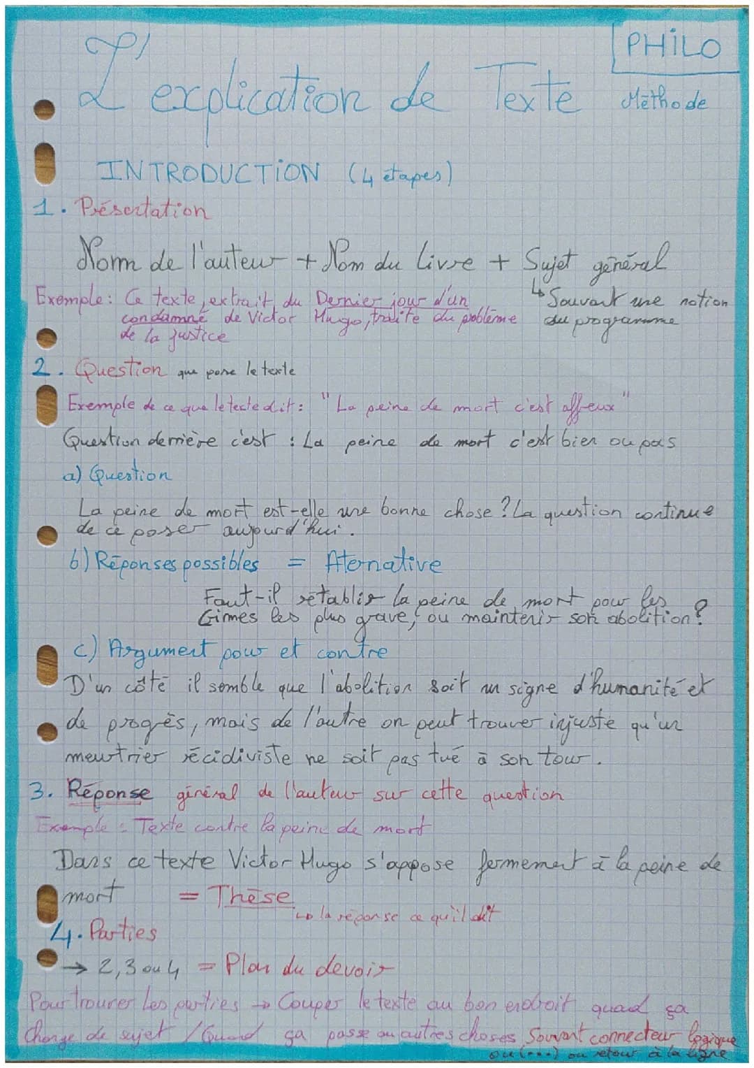L'explication de Texte en Philo - Méthode - BAC Technologique