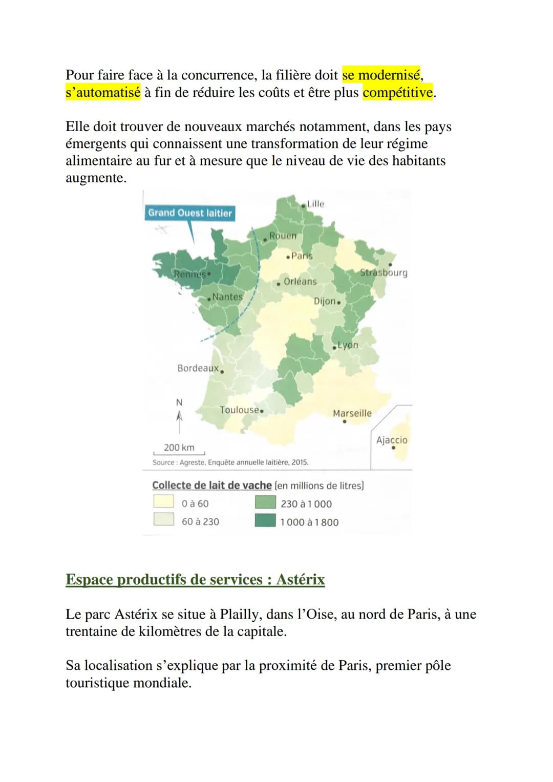 
<h2 id="lesespacesproductifsenfrance3me">Les espaces productifs en France 3ème</h2>
<p>Un espace productif est un espace aménagé pour l'hom