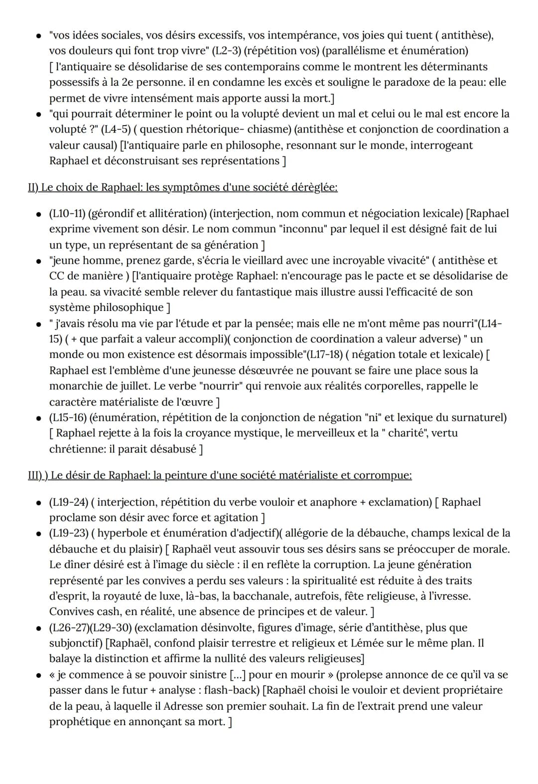 Analyse linéaire sur le pacte entre Raphael et la peau
Introduction:
Situation de l'auteur : Honoré de Balzac est l'écrivain le plus embléma