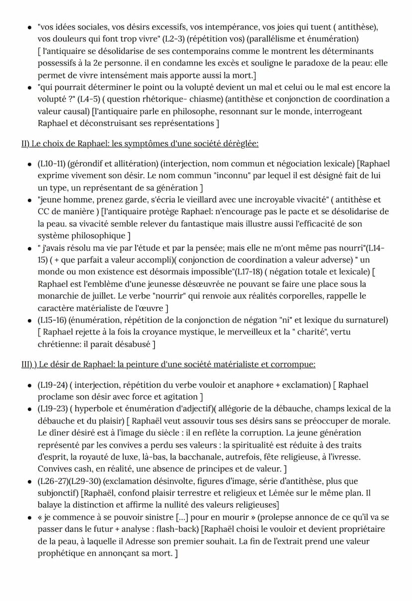 Analyse linéaire sur le pacte entre Raphael et la peau
Introduction:
Situation de l'auteur : Honoré de Balzac est l'écrivain le plus embléma