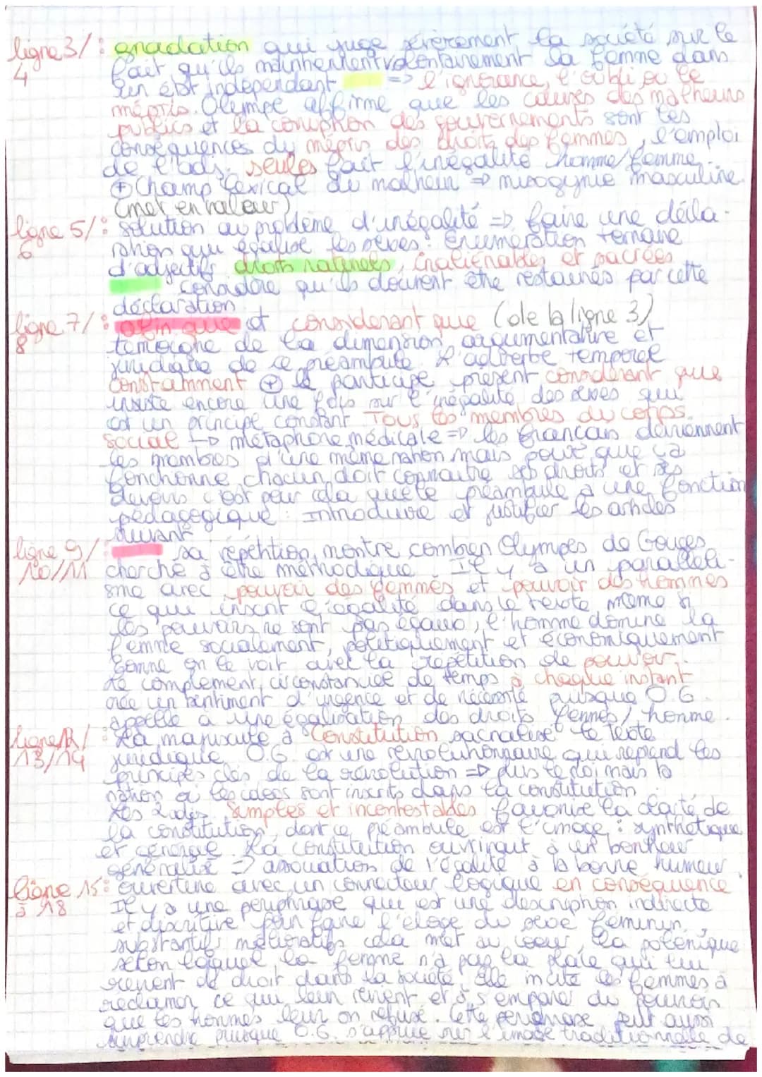 Préambule
Introduchen.
Olympe de Gouge est une femme de lettres qui
s'inscrit dans le mouvement des Lumieres
Revolution
progressistes que mi