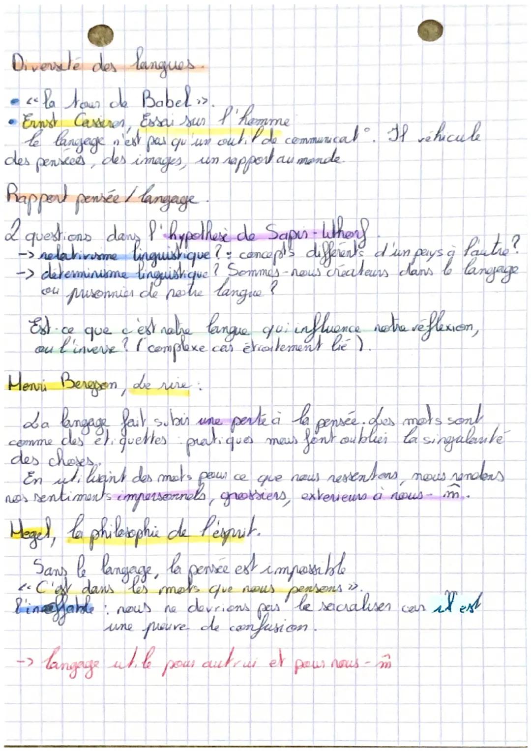 # Le langage

Ferdinand de Saussure, Cours de linguistique generale:

- langage: faculté universelle d'année qui permet Pexpres et lou
le co