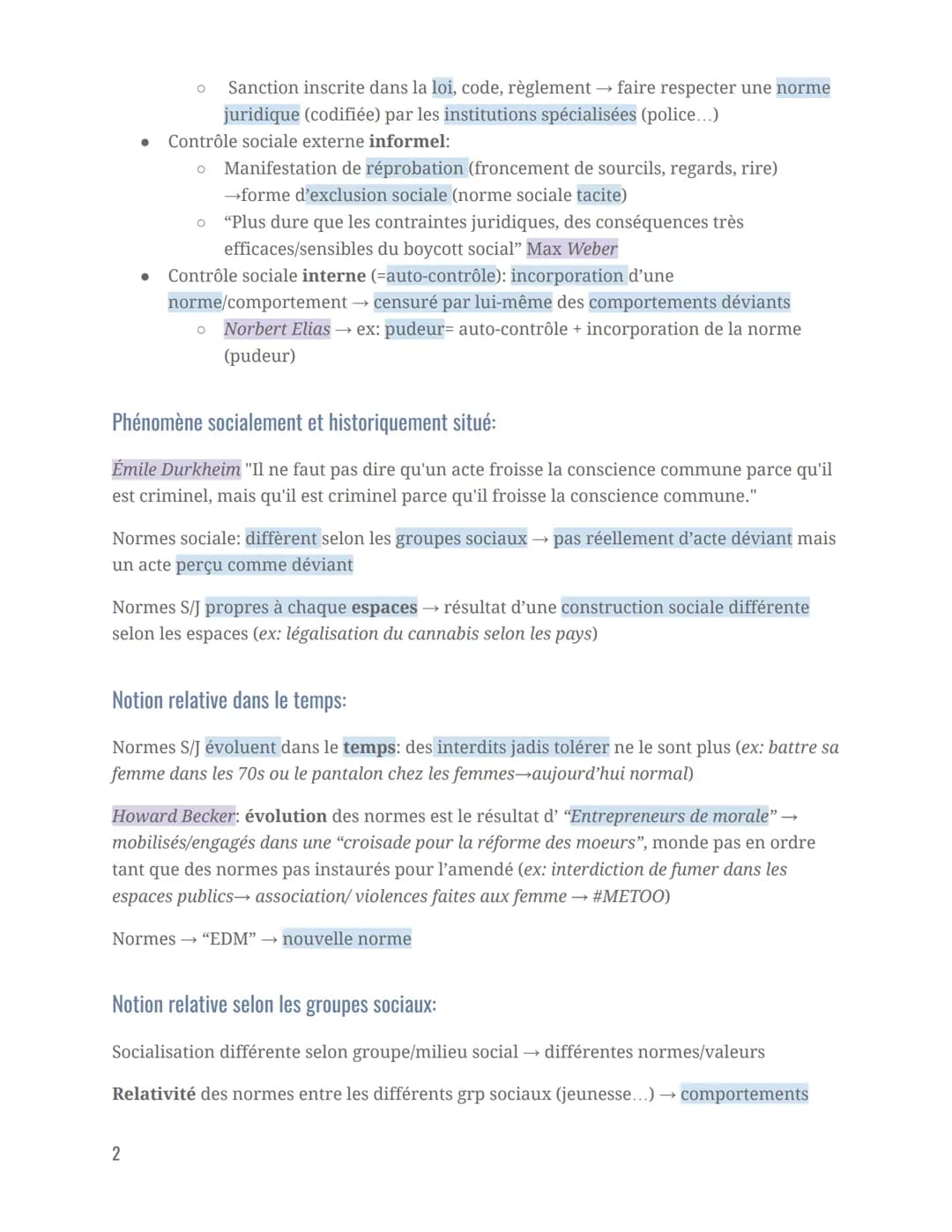 Sociologie
Quels sont les processus sociaux qui contribuent à la déviance ?
Intro:
La sociologie s'intéresse aux comportements qui sortent d