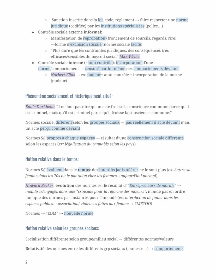 Sociologie
Quels sont les processus sociaux qui contribuent à la déviance ?
Intro:
La sociologie s'intéresse aux comportements qui sortent d