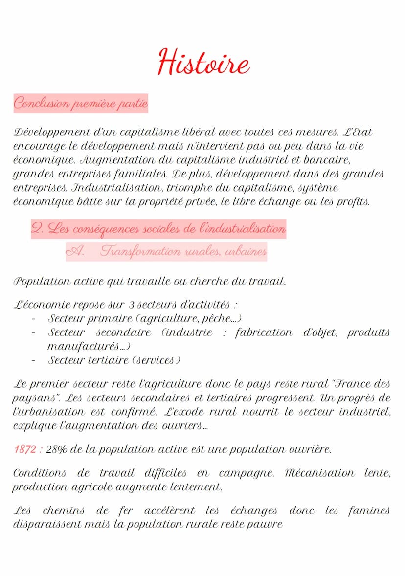 Histoire
THÈME 2 : LA FRANCE DANS L'EUROPE DES NATIONALITÉS : POLITIQUE ET
SOCIÉTÉ (1848-1871)
Chapitre 1 : La seconde République et le seco