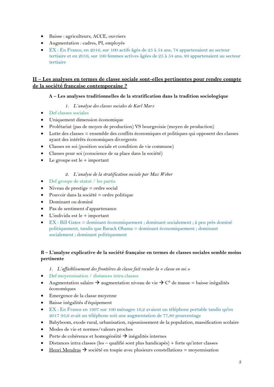 I- Une structure sociale complexe et multiforme
A - Les individus appartiennent à un espace social stratifié et pluridimensionnelle
Def stra