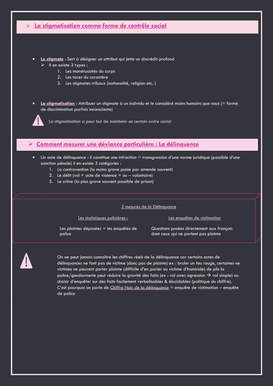 Intro : L'ensemble des pratiques sociales sont soumises à un contrôle social permanent = pratiques acceptables
ou non, la société n'existe q