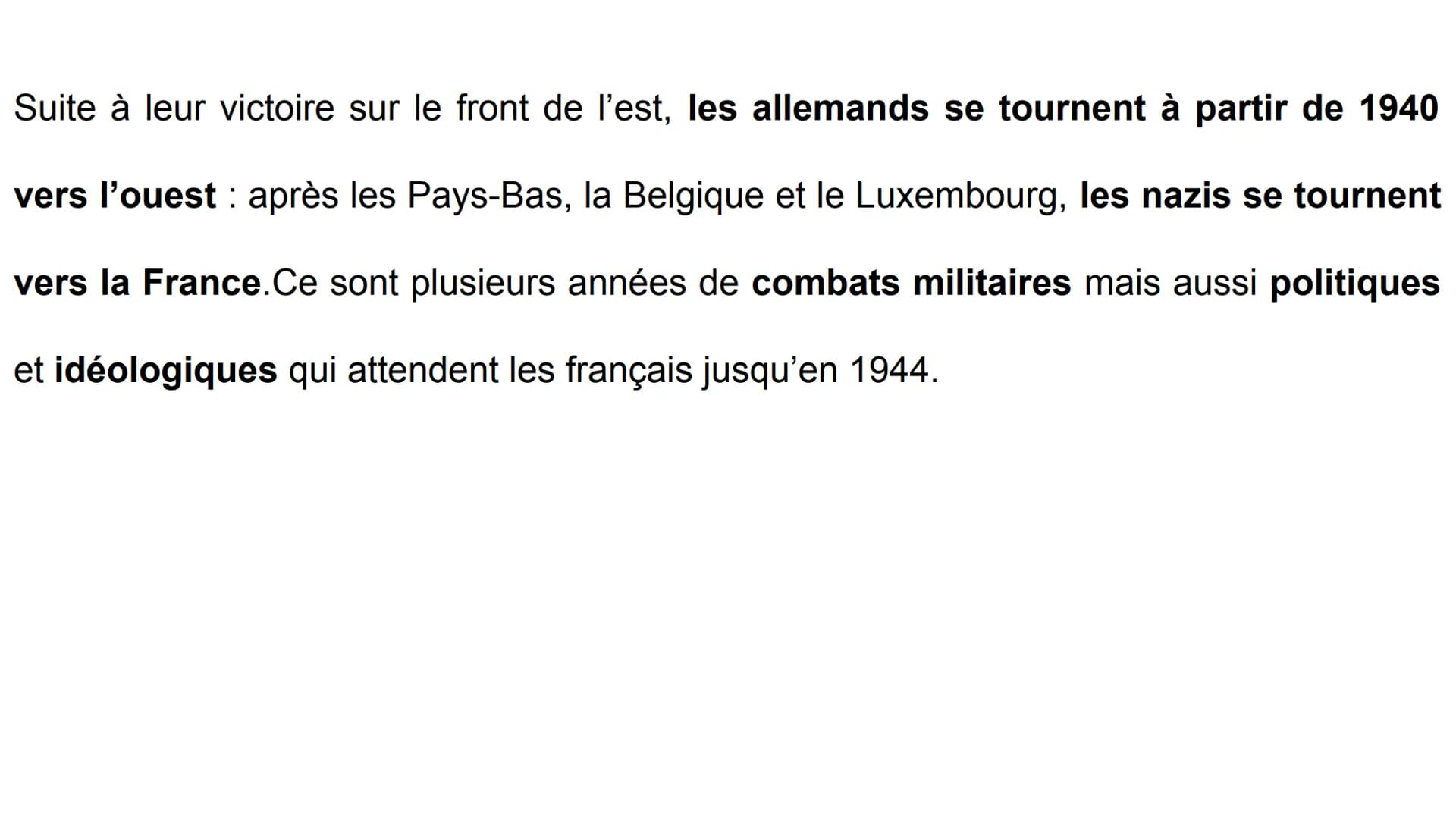 Chapitre 4. La France défaite et occupée. Régime de
Vichy, Collaboration, Résistance.
Problématique : Comment la France se transforme-t-elle