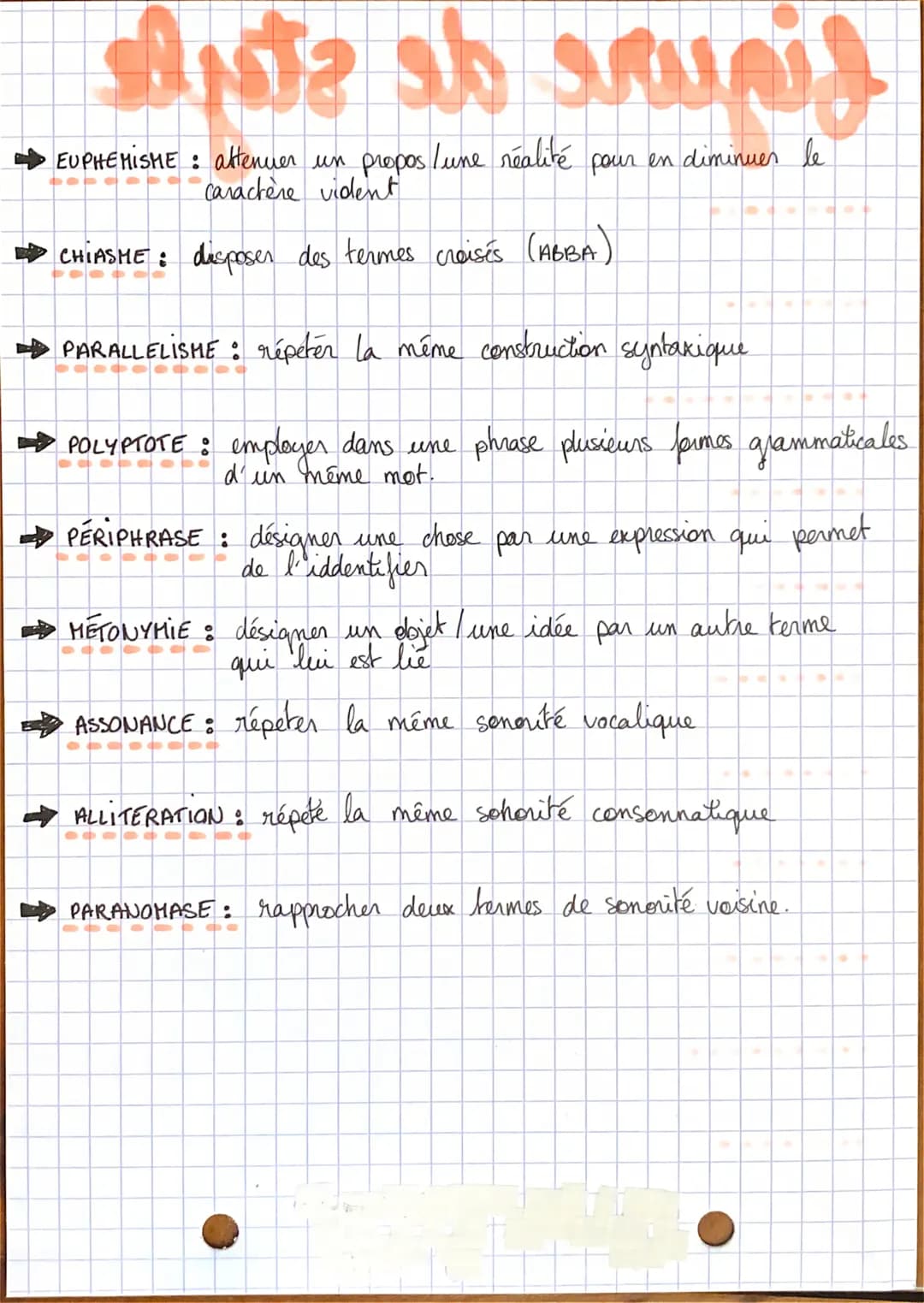 figure de style
COMPARAISON:
METAPHORE:
"1
e", "tel"
comme
comparer sans
610
outils de
➡PERSONNIFICATION : attribuer des caractéristiques hu