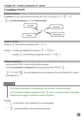 Know [Mathématiques] chapitre 3  les nombres rationnelle  thumbnail