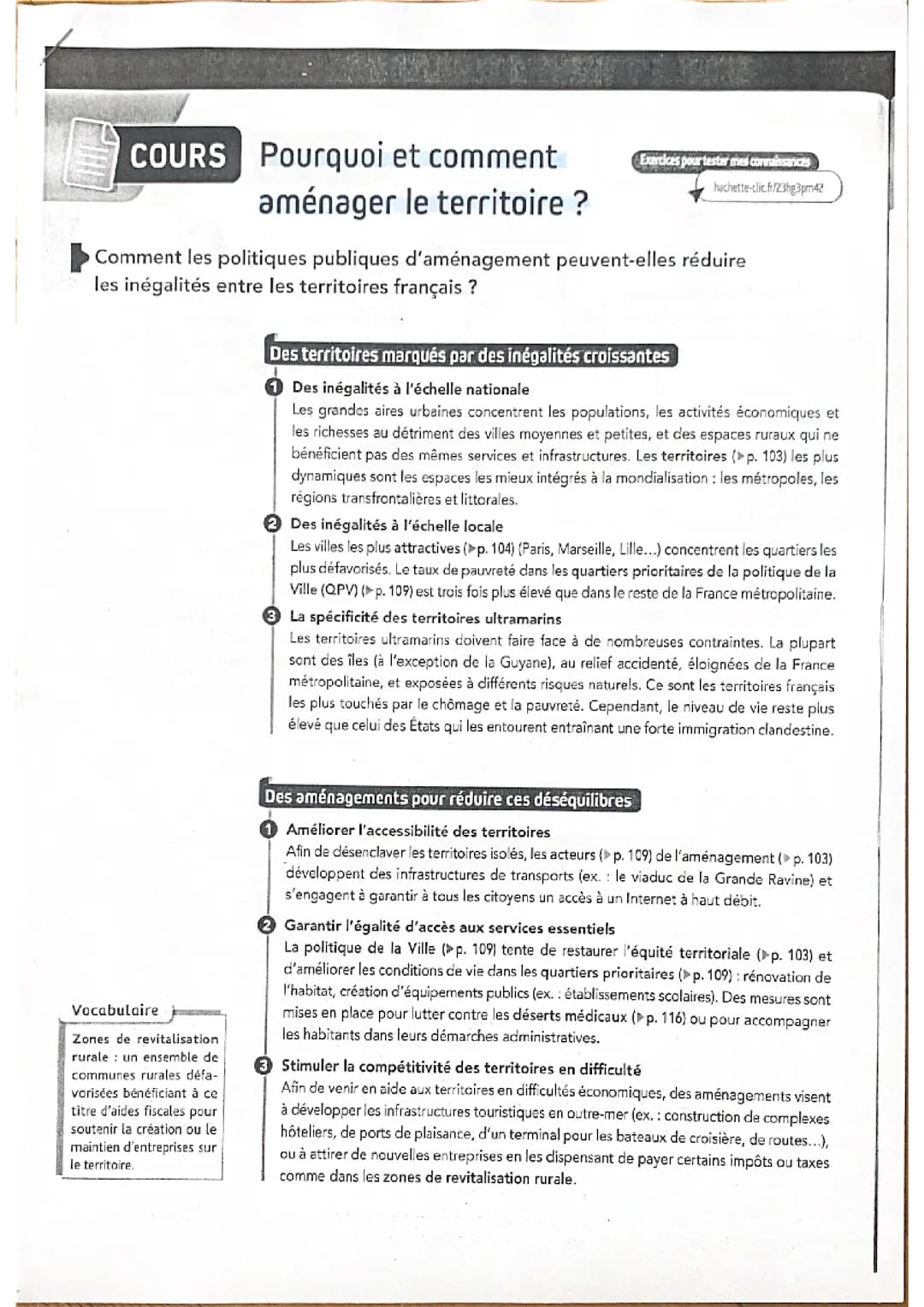 Pourquoi et comment aménager le territoire ?