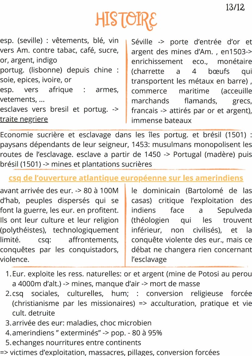 HISTOIRE
navigations et explorations européennes
vision européenne du monde avt voyages
les voyages : conception limitée I'Atlantique: cause