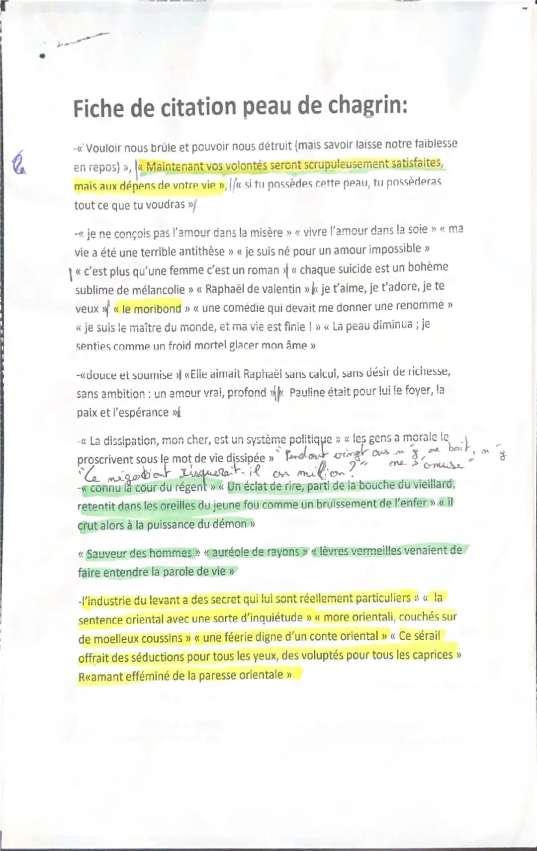 Fiche sur la Peau de Chagrin, Balzac en 1831
Présentation:
Auteur: Honoré de Balzac
Caractère: ambitieux et très travailleur, se tue à la tâ