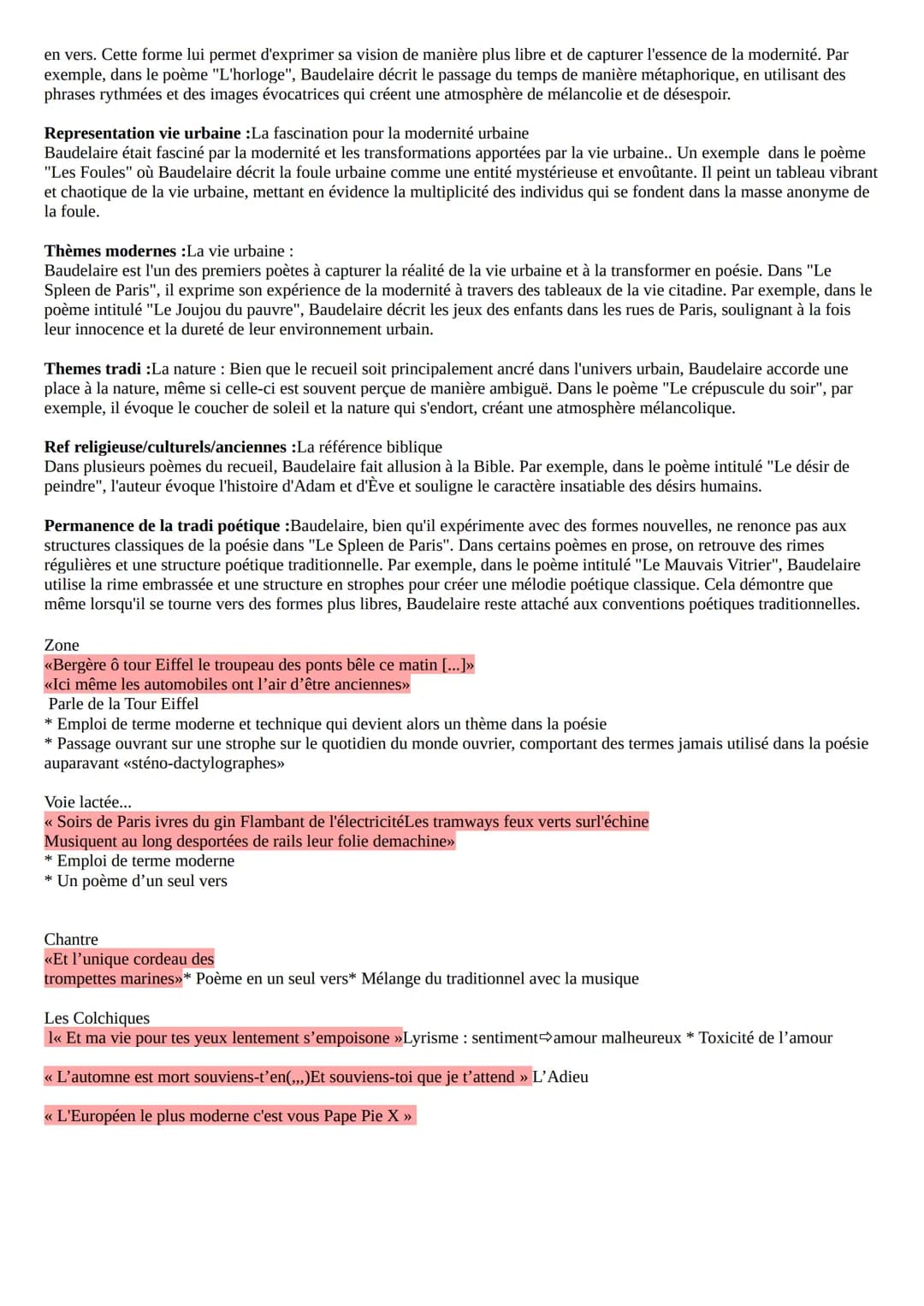 Dissertation Alcools, Guillaume Apollinaire,
Amorce: << En poésie, nous avons des droits sur les paroles qui forment et défont l'Univers. » 