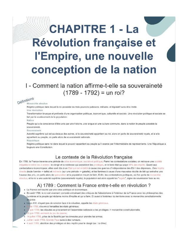 Know La Révolution française et l'Empire, une nouvelle conception de la nation thumbnail