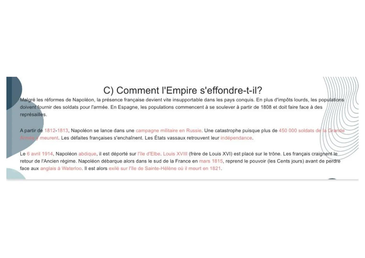 CHAPITRE 1 - La
Révolution française et
l'Empire, une nouvelle
conception de la nation
I - Comment la nation affirme-t-elle sa souveraineté
