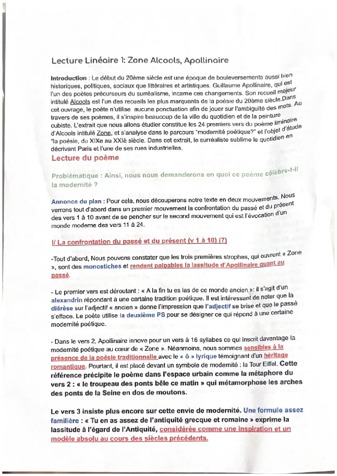 Découvre Apollinaire et son Alcools : Analyse, Résumés et Poèmes