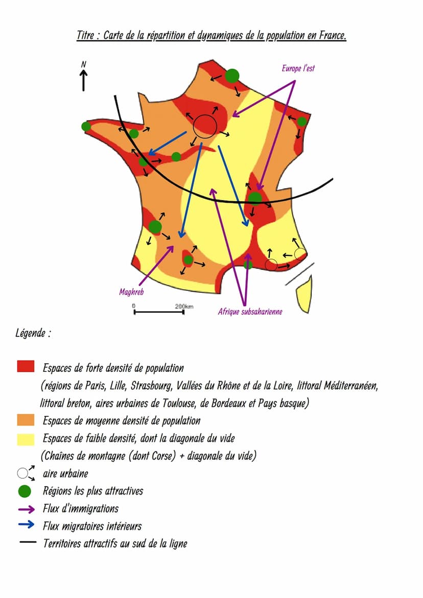 Géographie
Dynamiques territoriales de la France contemporaine
. Les aires urbaines et les espaces de faible densité dans une France
mondial